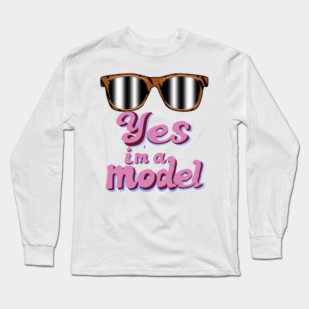 YES Long Sleeve T-Shirt by Ace13creations